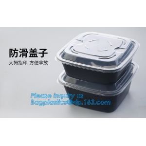 Cheap 3 compartment durable plastic food meal prep bento box,modern style food grade plastic fresh box/bento box/lunch box pac for sale