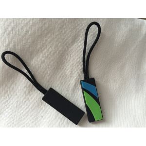 Strong 3D Soft Pvc Zipper Puller , Cute Zipper Pulls For Handbags