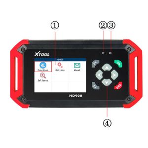 Professional XTOOL HD900 Heavy Duty Truck Code Reader with Live Data and MIL