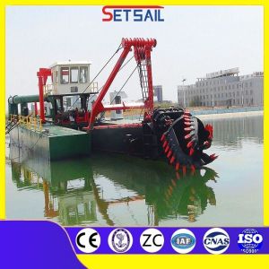 Management 5000m3 Hydraulic Cutter Suction Dredger with 600mm Discharge Pipe