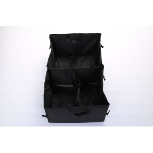 Waterproof Black Color Foldable Car Trunk Organizer With Large Size Capacity