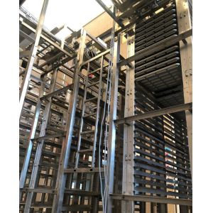 HACCP Multi Step In Line Vertical Bread Baking Cooling Towers
