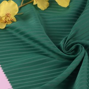 Supplier Recycled Poly Island Stripe Silk Like Eco-friendly 100% recycle