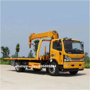 DUOLIKA Traffic clear Tow Truck With Crane Road Rescue Trailer With Crane
