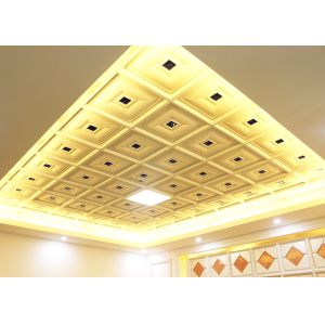 New Aluminum Clip in Artistic Ceiling Tiles with Special Uneven Modern Effect