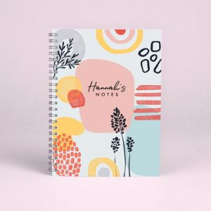 Custom Spiral Notebook Printing Kawaii Kraft Stationary Notepad