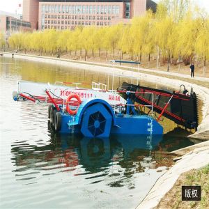 Load 11m3 3000m2/H River Water Cleaning Machine Water Weed Harvester