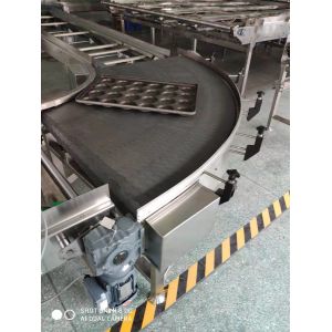 90 Degrees Curved Food Conveyor Systems