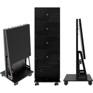 P1.25 LED Poster Display Front Service Standing & Foldable 1x5 For Exhibitions