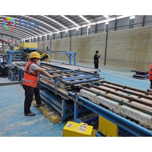 Interior And Exterior Wall Panel Production Line With Multi Function Wet Casting