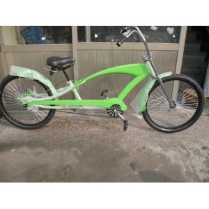 26-26 Inch Long Beach Cruiser Bicycle with Durable Steel Frame and Aluminum