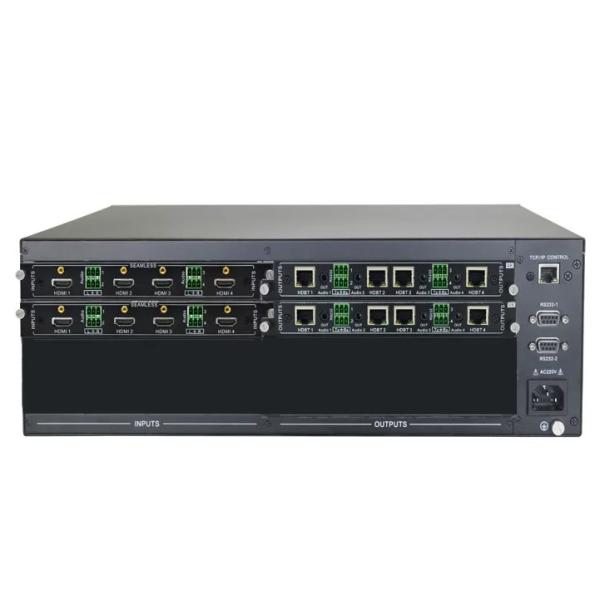 8 X 8 HDMI HDBaseT Matrix With 8 Pcs Of 70 Meters Receivers DVI And Component