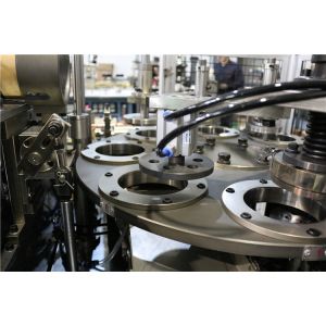 PLM -60 Automatic Paper Soup Cup Lid Forming Machine Max Speed Reach 60pcs / Min