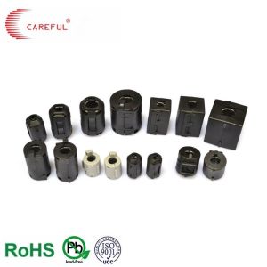 NiZn EMI Cable Clamp Ferrite Toroidal Core For HTMI Wire Harness