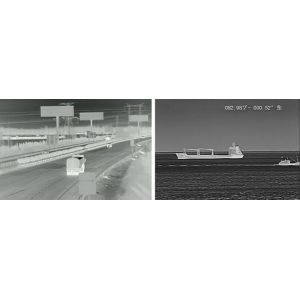 Dual-Sensor PTZ Thermal Imaging Camera , Military Grade Vehicle Mounting Camera