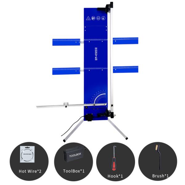 Quality 200W Blue Hot Wire Foam Cutting Machine With Plastic Box Transformer wholesale