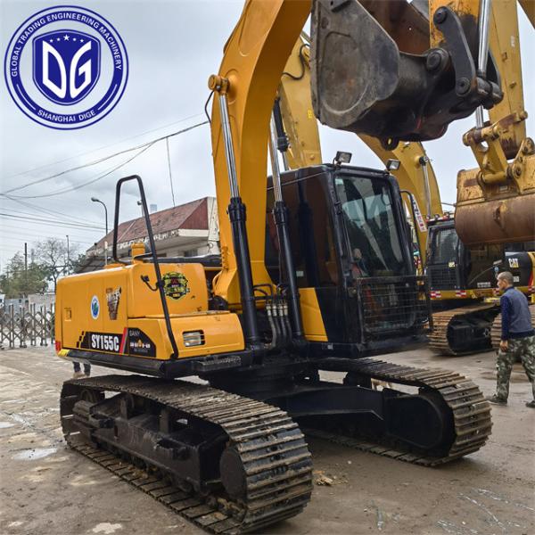 Quality Sany SY155 15.5Ton Used Crawler Hydraulic Excavator High Quality Almost New wholesale