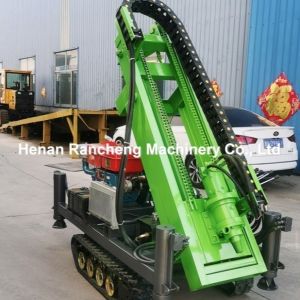 RCKM-30s Small Hydraulic Pile Driver Equipped With 28HP Petrol Engine For Solar