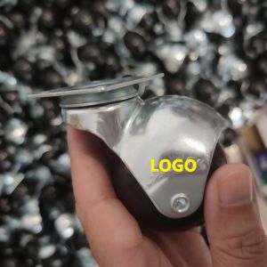 Threaded Stem Furniture Casters Side Brake Swivel Ball Casters