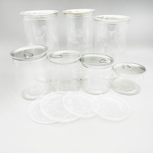 Cheap Variety Size Smooth Surface Cosmetic Jar With Pressure Sensitive Gasket for sale