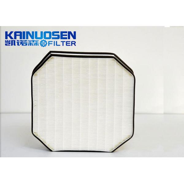 Glass Fiber PTFE Auto Cabin Filter Extruded Aluminum Frame Dust Proof