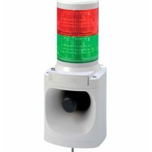 Patlite LKEH-402FVF-RYGB-EX LED Zone 22 Light and MP3 Field Programmable Horn,