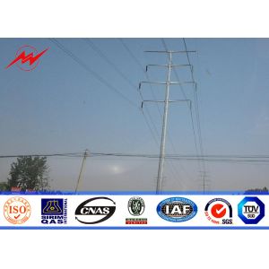 Octagonal Low voltage 8M Tubular Steel Structures Electric Power Pole 69kv