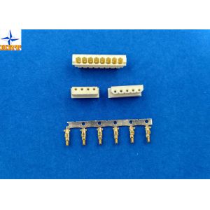 Sigle Row Molex 5264 Equivalent Wire To Board Connector 2.5Mm Pitch Crimp