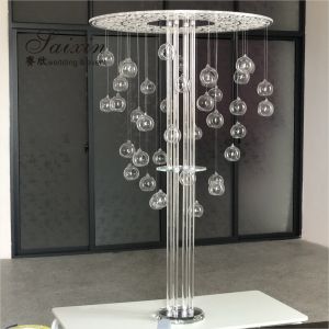 New Design Gorgeous Tables clear acrylic laser cut rectangle pedestal candle