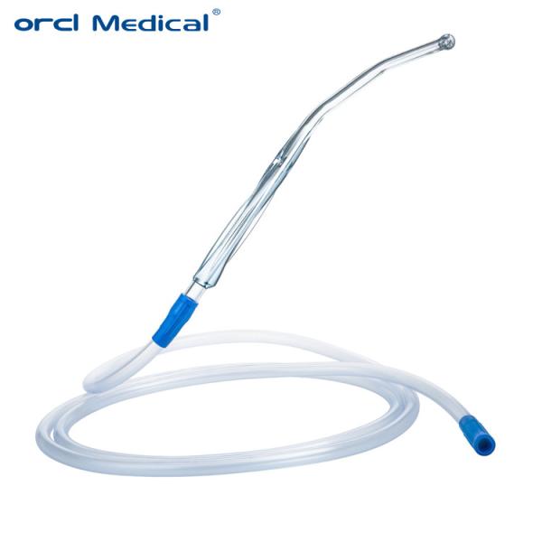 Quality PVC 180cm / 360cm Suction Catheter Tube / Suction Connecting Tube With Yankauer Handle Price wholesale