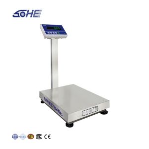 Weighting Function Industrial Weighing Scale 60cm by 80cm with Square Upright Pole