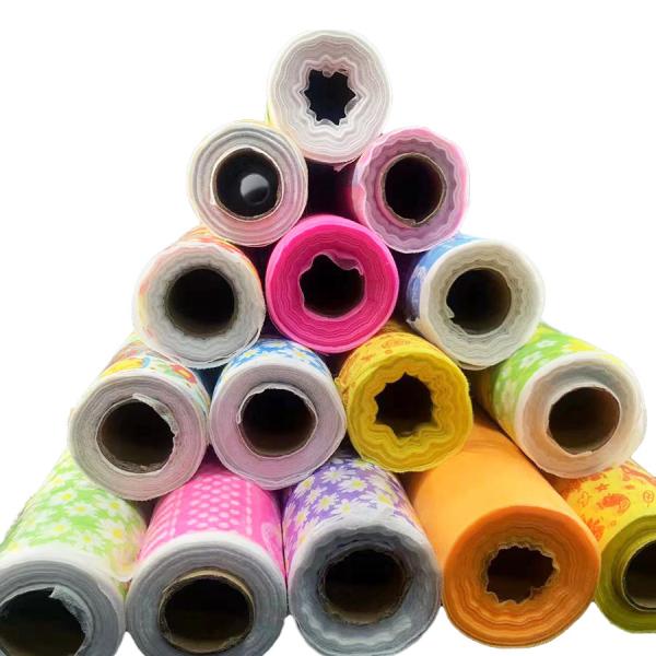 Biodegradable Polypropylene Non Woven Fabric Roll Nonwoven Tablecloth Roll