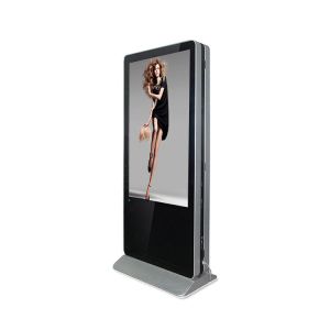 Indoor Floor Standing Double Sided Digital Signage Kiosk