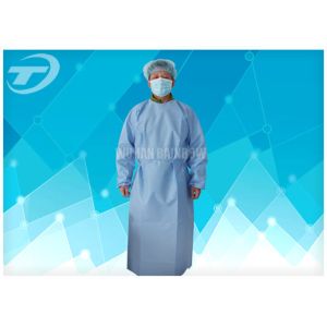 Customized Green Surgical Disposable Isolation Gowns Sterile Long Sleeve
