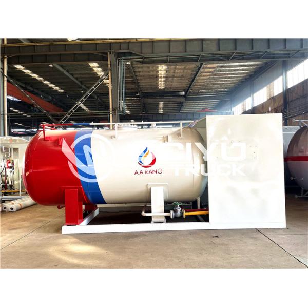 NNPC 5MT 10000L LPG Gas Storage Tanker With Cylinder Filling Dispenser