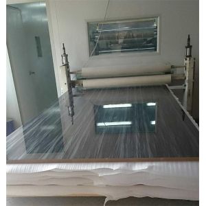 Cheap Popular wood grain design acrylic mdf panel for kitchen cabinet for sale