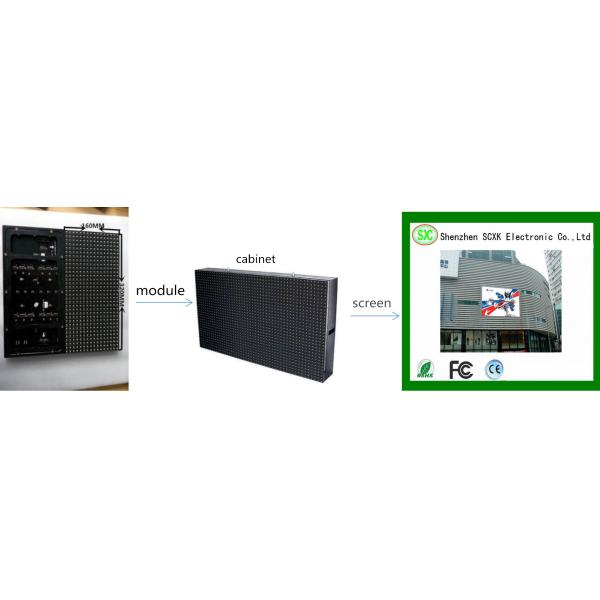 SMD P10 Outdoor IP65 Waterproof Full Color LED Display Screen