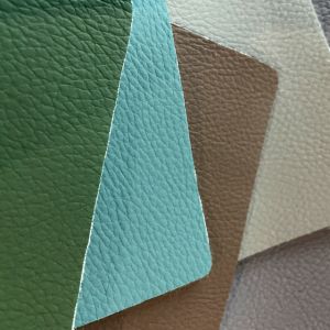 Small Lichi Pattern 1.4mm PVC Leather - Abrasion Resistant For Indoor Furniture