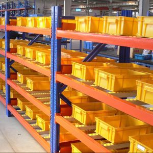 Steel Industrial Warehouse Roller Racks / Carton Flow Rack Pick Systems