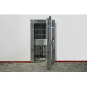 Strong Room Stainless Steel Vault Room Door UL Certified With Mechancial Code