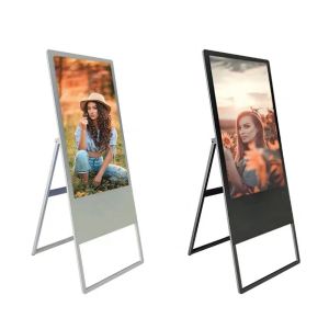 Advertise Floor Standing Digital Signage Touch Screen 43 Inch