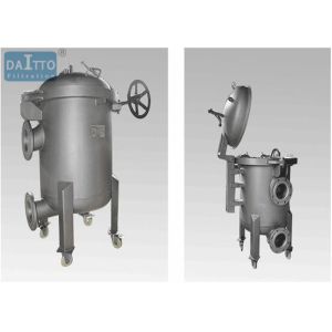Quick Open Sock Filter Housing Multiple Bags Design For Bag Filtration System