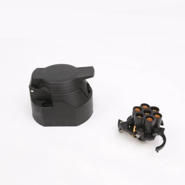 Quality Trailer Electrical Socket European Type 12v N Type 7 Pin with Fog Light Cut Switch Female Socket wholesale
