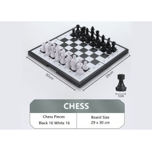 Cheap Ready To Ship Portable Folding Travel Magnetic Chess Board Game For Kids for sale