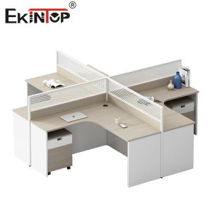 Modern Office Furniture Design Wooden Partitions Office Cubicle Table Workstatio