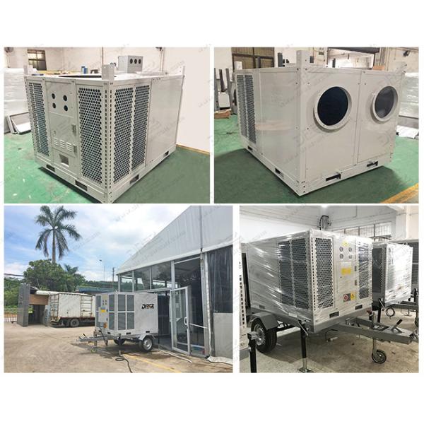 Horizontal Film Shooting 10 Ton Trailer Mounted Air Conditioner For Marquee Tent
