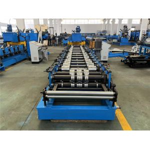 Post Cutting Standing Seam Roll Forming Machine 15 Stations With Rib Rollers