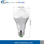 4w rgb multi color change remote controller E27 LED lamp bulb light