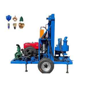 Flexible Movement Hydraulic Water Well Drilling Rig With 1.5m Drill Rod