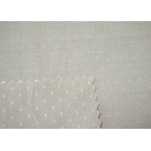 Pilling Resistance Jacquard Material Combed Yarn With Light Khaki